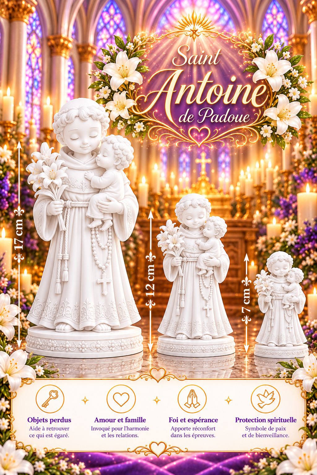 Statues spirituelles blanches