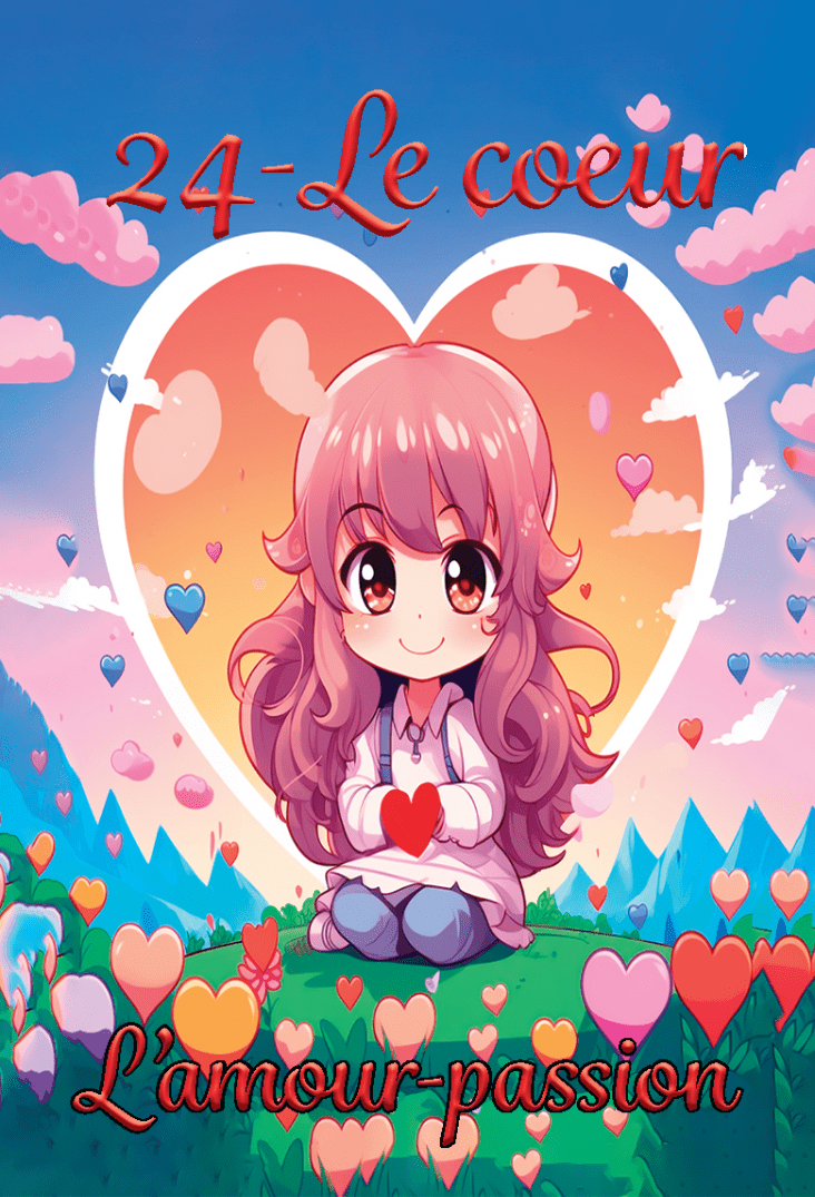 oracle petit lenormand chibi univers kawaii et guidance intuitive