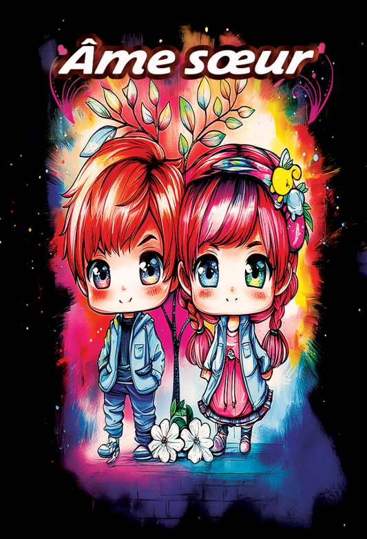 cartes oracle chibi love graffit tirage amour guidance intuitive