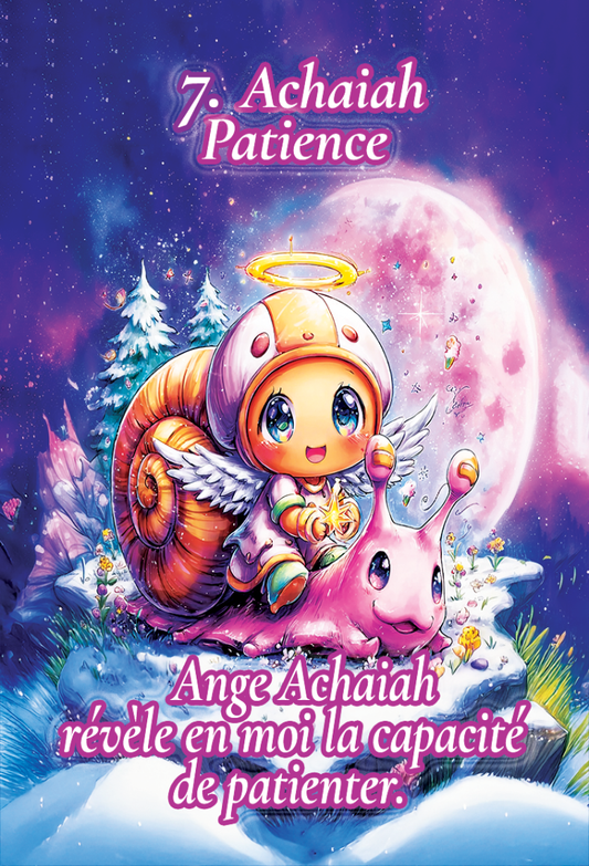 cartes oracle anges chibis tirage divinatoire messages angéliques