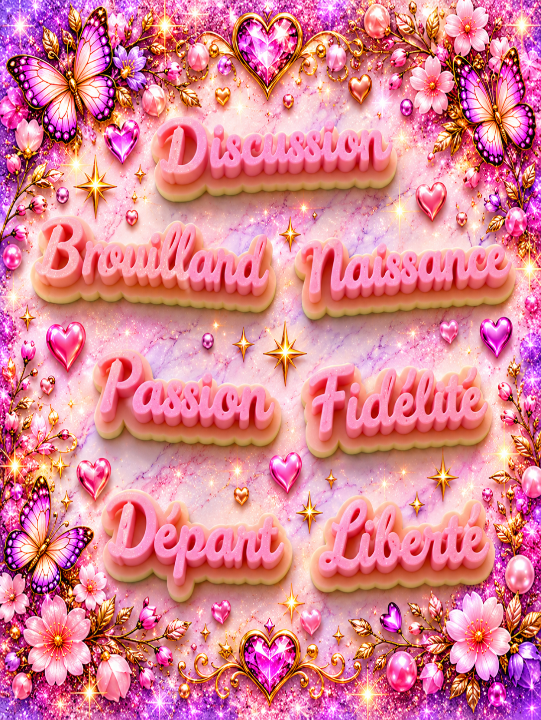 52 Mots Divinatoires en 3D – Messages, Guidance & Tirages Intuitifs oracle divinatoire cartes oracle guidance spirituelle amour avenir développement personnel oracle débutant