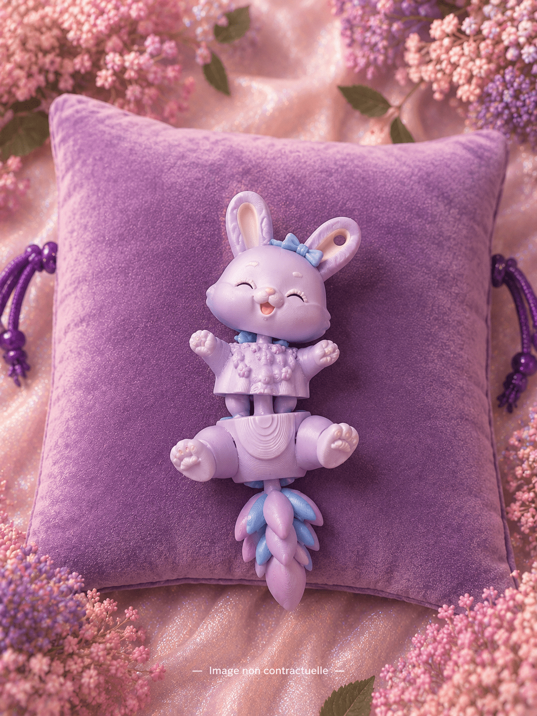 Porte - clé Bébé magique articulé – 7 animaux kawaii en PLA biodégradable oracle divinatoire cartes oracle guidance spirituelle amour avenir développement personnel oracle débutant