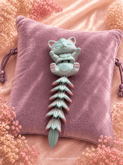 Porte - clé Bébé magique articulé – 7 animaux kawaii en PLA biodégradable oracle divinatoire cartes oracle guidance spirituelle amour avenir développement personnel oracle débutant