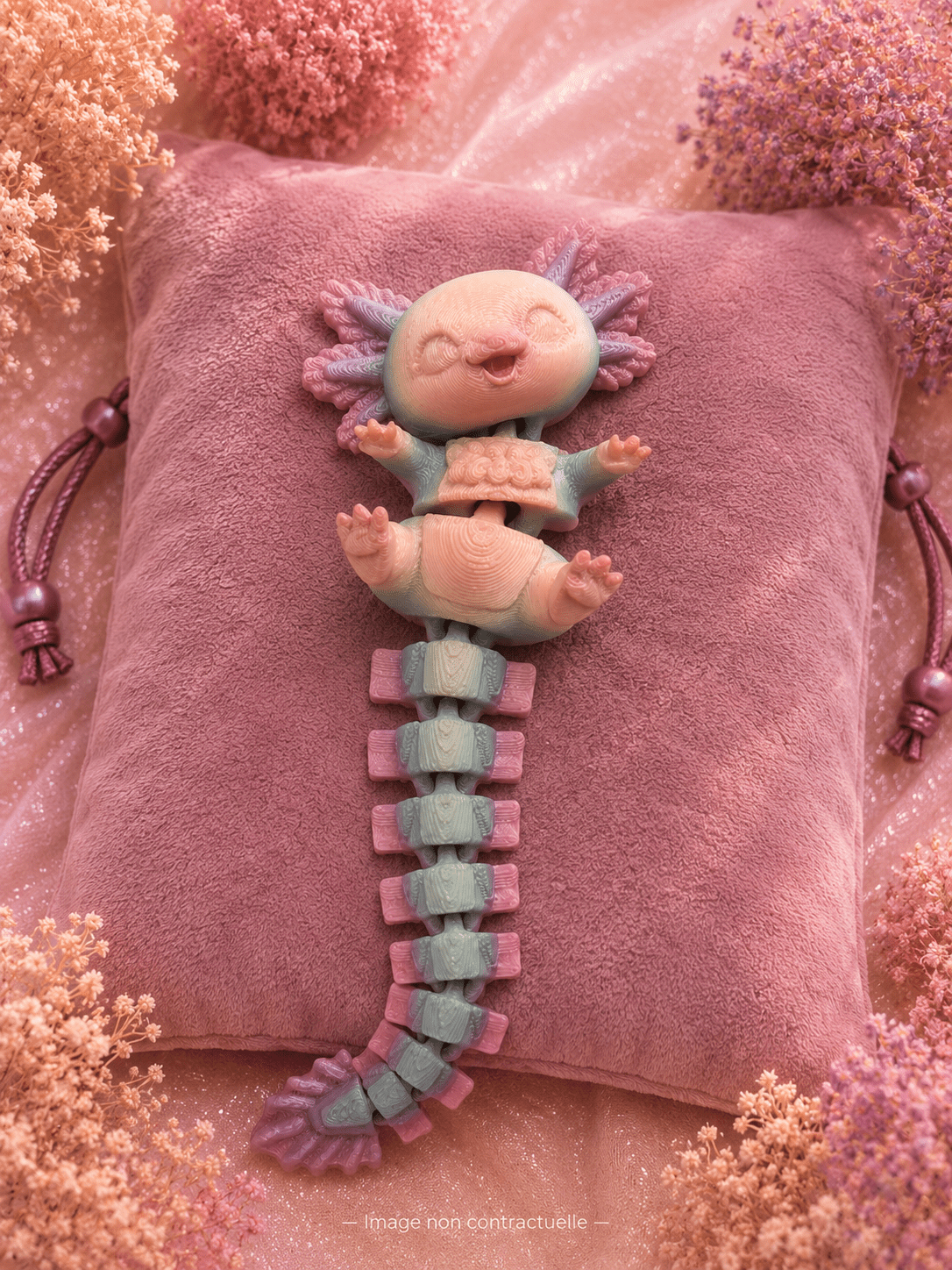 Porte - clé Bébé magique articulé – 7 animaux kawaii en PLA biodégradable oracle divinatoire cartes oracle guidance spirituelle amour avenir développement personnel oracle débutant