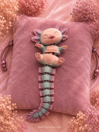 Porte - clé Bébé magique articulé – 7 animaux kawaii en PLA biodégradable oracle divinatoire cartes oracle guidance spirituelle amour avenir développement personnel oracle débutant