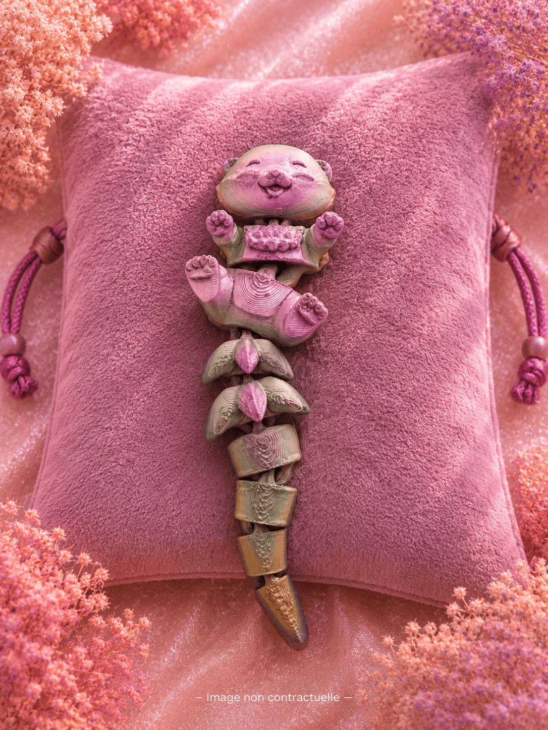 Porte - clé Bébé magique articulé – 7 animaux kawaii en PLA biodégradable oracle divinatoire cartes oracle guidance spirituelle amour avenir développement personnel oracle débutant