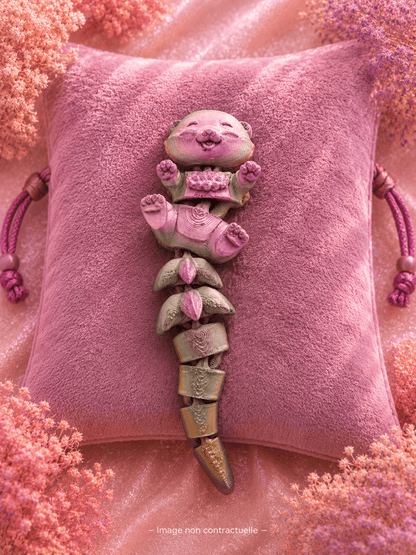 Porte - clé Bébé magique articulé – 7 animaux kawaii en PLA biodégradable oracle divinatoire cartes oracle guidance spirituelle amour avenir développement personnel oracle débutant