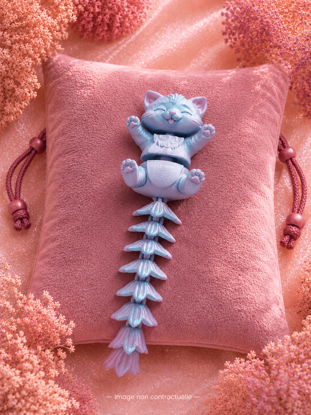 Porte - clé Bébé magique articulé – 7 animaux kawaii en PLA biodégradable oracle divinatoire cartes oracle guidance spirituelle amour avenir développement personnel oracle débutant