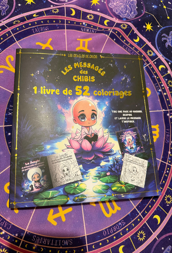 Livre de coloriage - Les messages des Chibis
