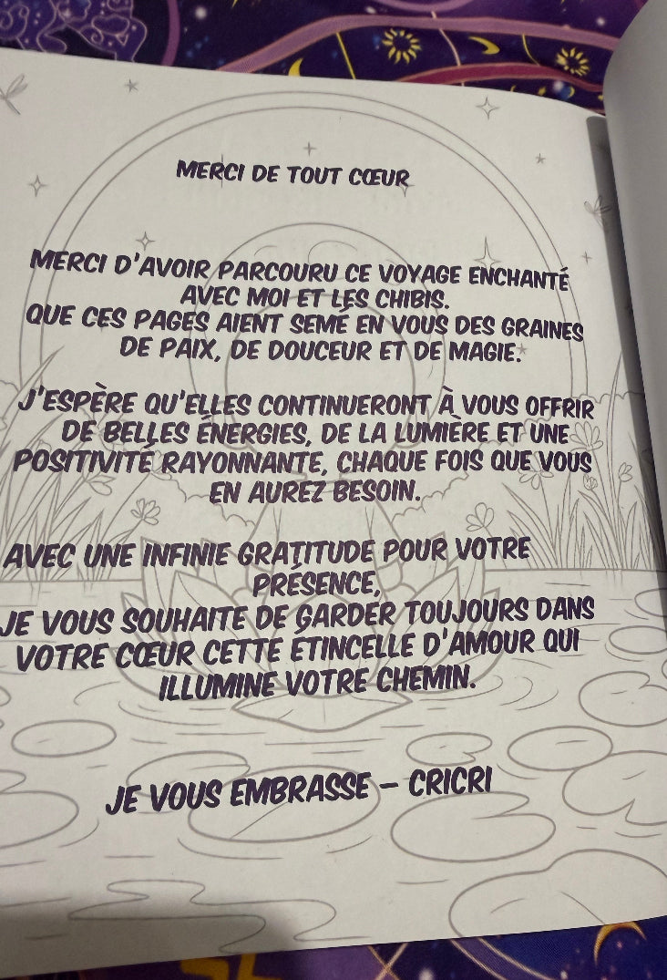 Livre de coloriage - Les messages des Chibis