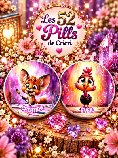 Les 52 Pills de Cricri – Oracle Divinatoire Kawaii ✨🔮