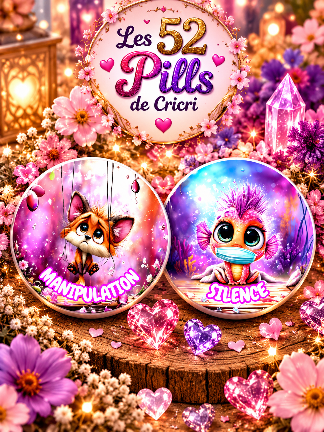 Les 52 Pills de Cricri – Oracle Divinatoire Kawaii ✨🔮