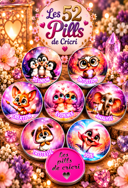 Les 52 Pills de Cricri – Oracle Divinatoire Kawaii ✨🔮