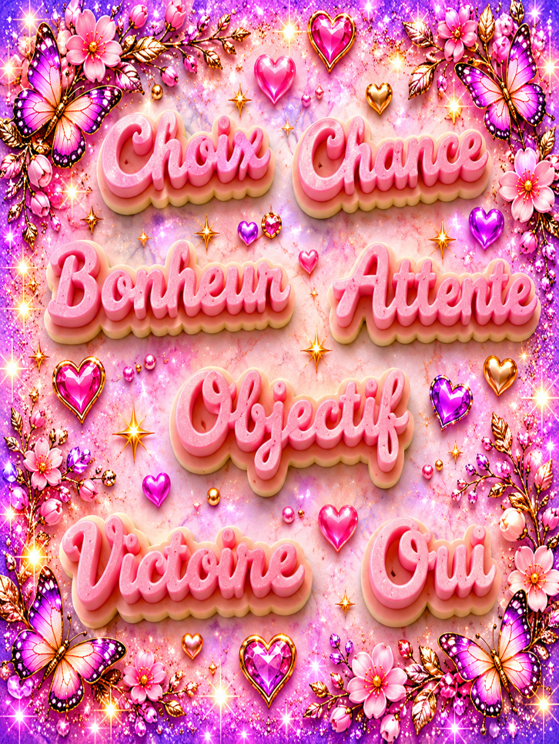 52 Mots Divinatoires en 3D – Messages, Guidance & Tirages Intuitifs oracle divinatoire cartes oracle guidance spirituelle amour avenir développement personnel oracle débutant