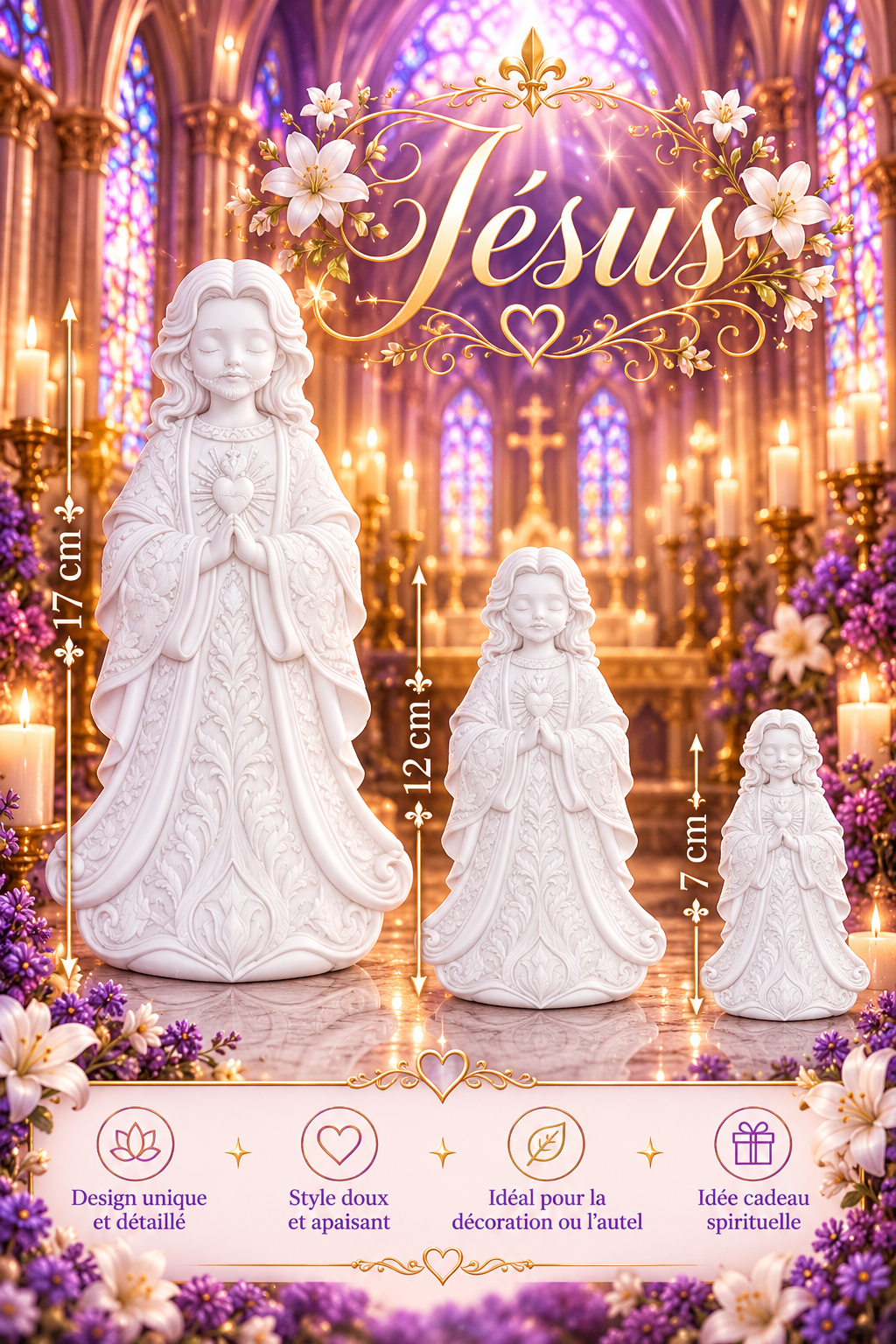 Statues spirituelles blanches