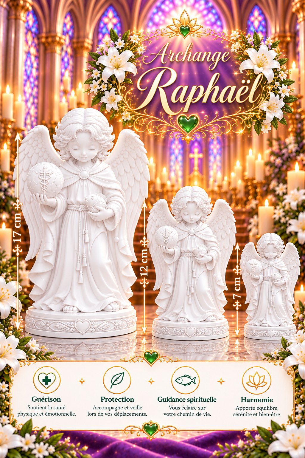 Statues spirituelles blanches