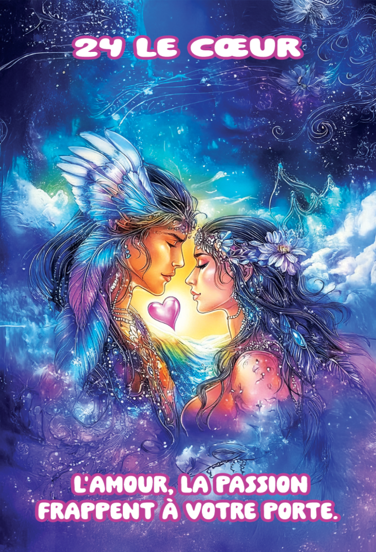 petit lenormand amérindien jeu divinatoire 36 cartes symboles intuitifs