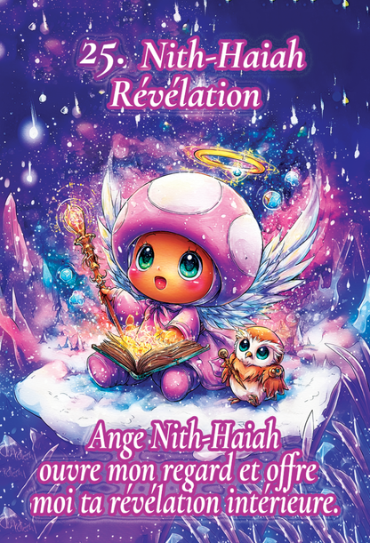univers anges chibis oracle énergie divine protection et intuition