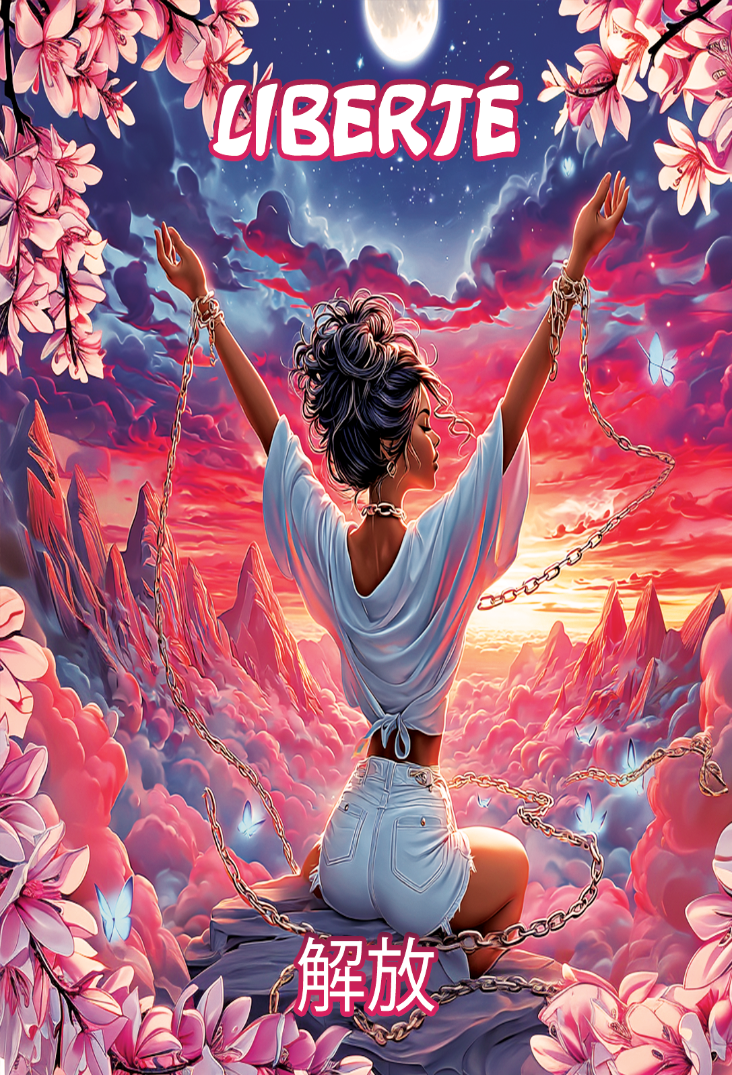 Cartes de l’Oracle Éclats Célestes avec mots-clés spirituels