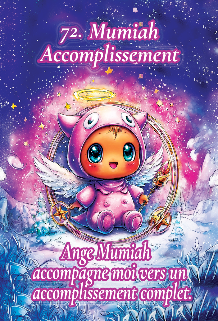 jeu oracle anges chibis coffret complet cartes d’invocation angéliques