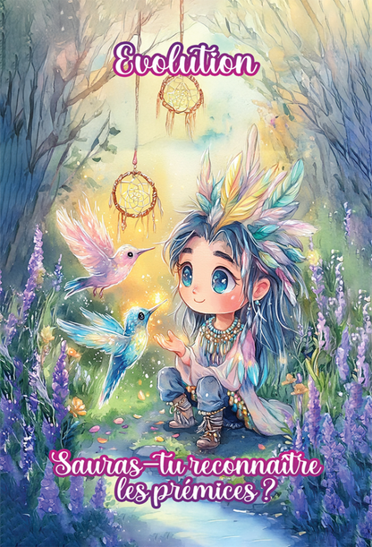 jeu chibi titilleur coffret complet 52 cartes divinatoires
