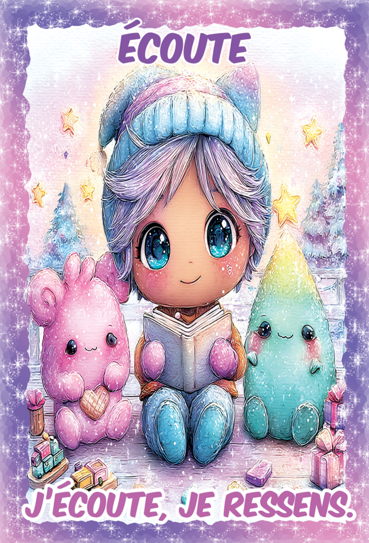 Coffret Oracle Enchanteur Chibi – jeu de cartes illustrées