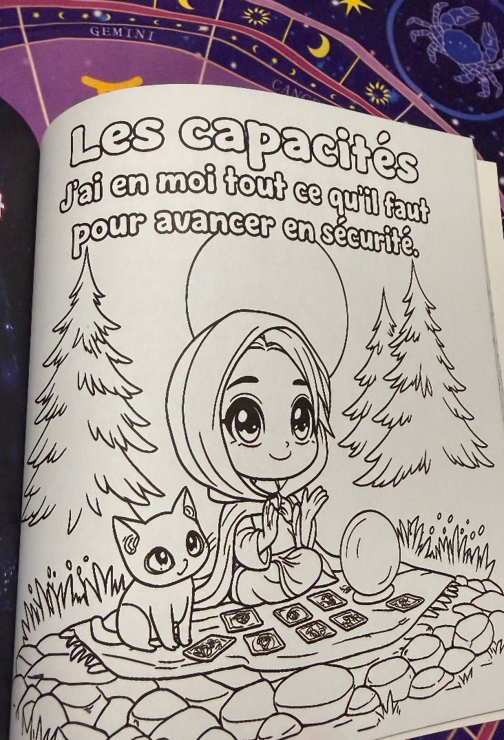 dessin chibi kawaii livre de coloriage créatif détente et imagination
