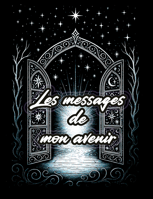 Les messages de mon avenir, un livre oracle interactif composé de 142 messages de prédictions pour éclairer ton chemin de vie