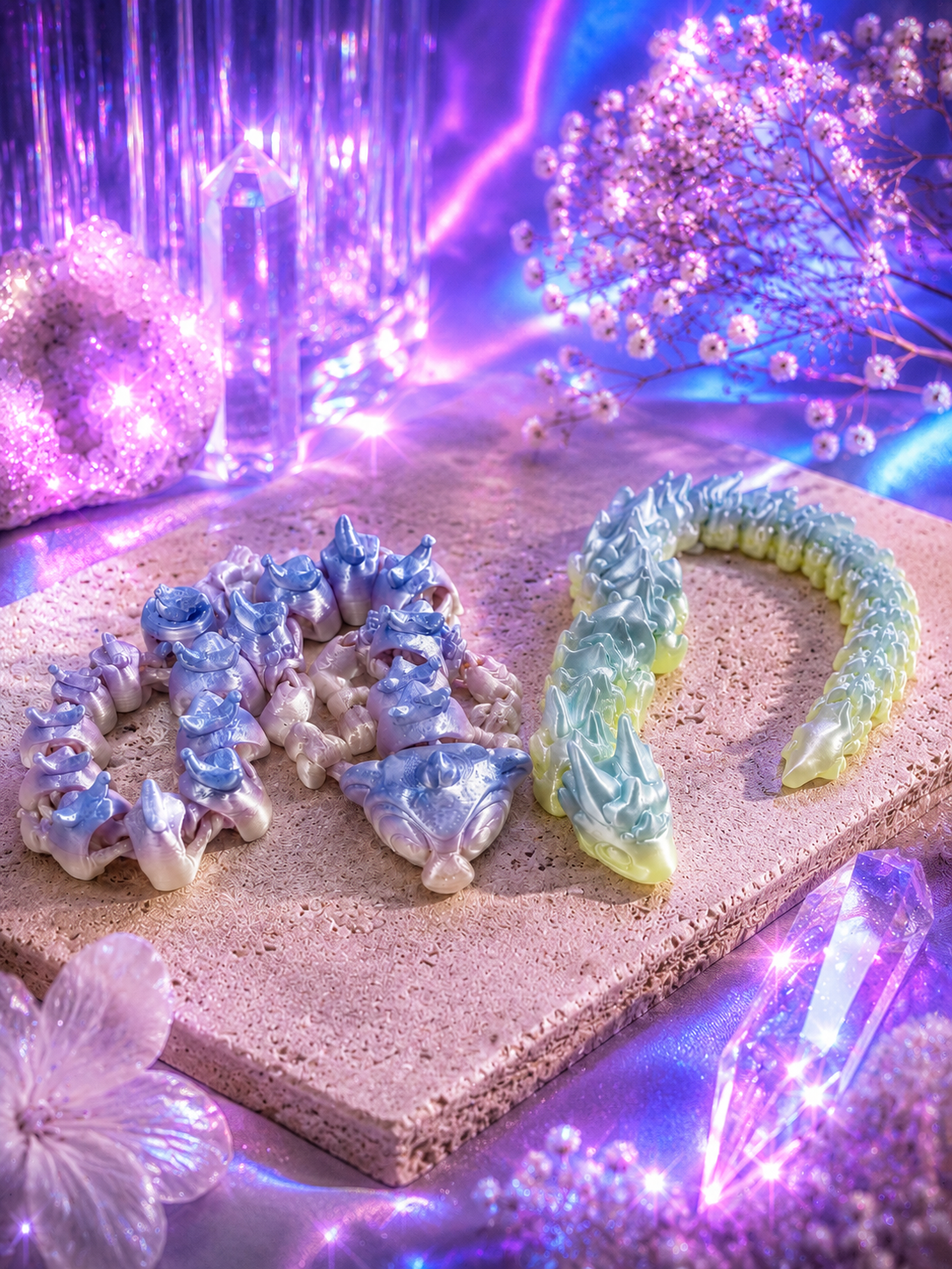 ✨ Dragons articulés en PLA biodégradable ✨ oracle divinatoire cartes oracle guidance spirituelle amour avenir développement personnel oracle débutant
