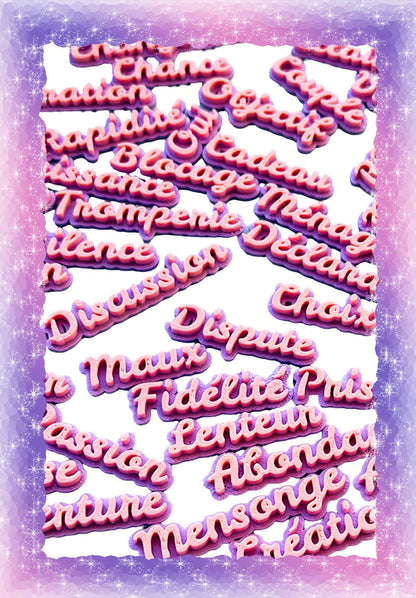 Mots Divinatoires intuitifs oracle divinatoire cartes oracle guidance spirituelle amour avenir développement personnel oracle débutant