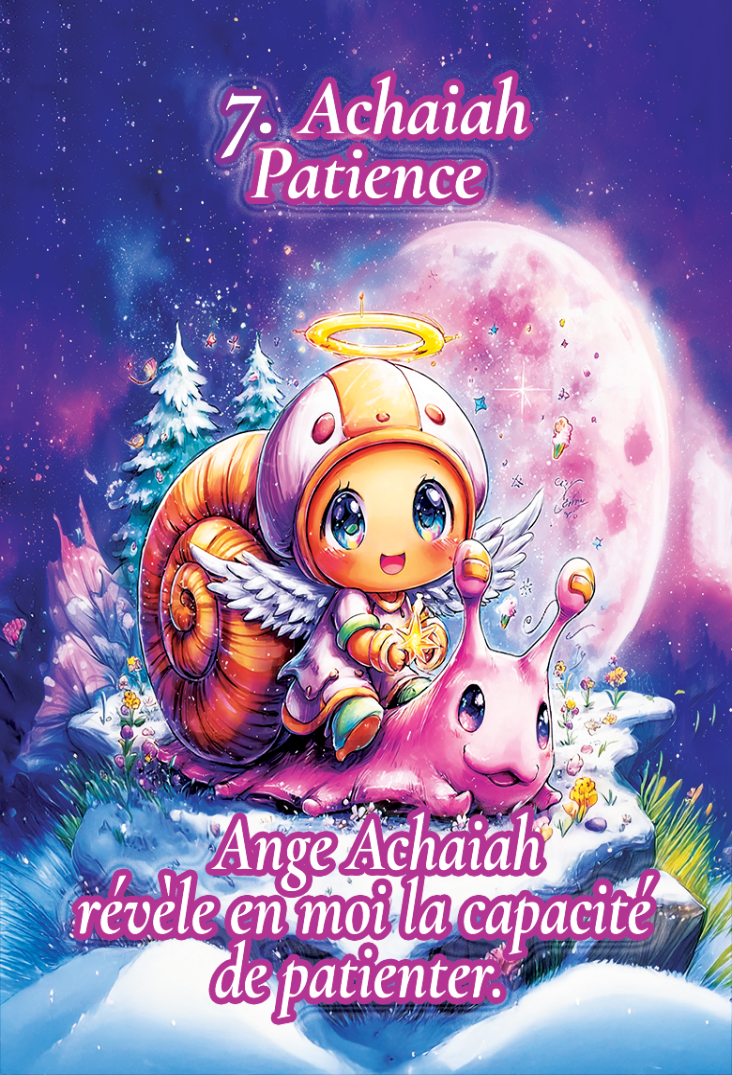 cartes oracle anges chibis tirage divinatoire messages angéliques