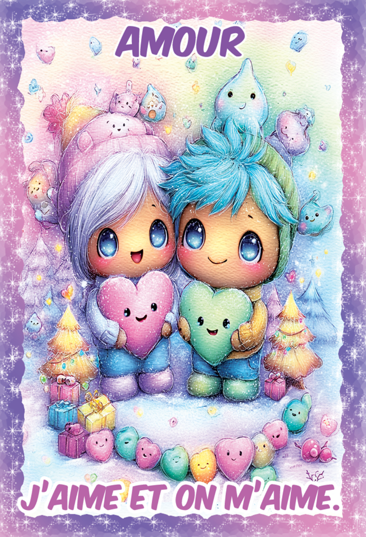 Oracle Chibi Enchanteur – cartes divinatoires illustrées