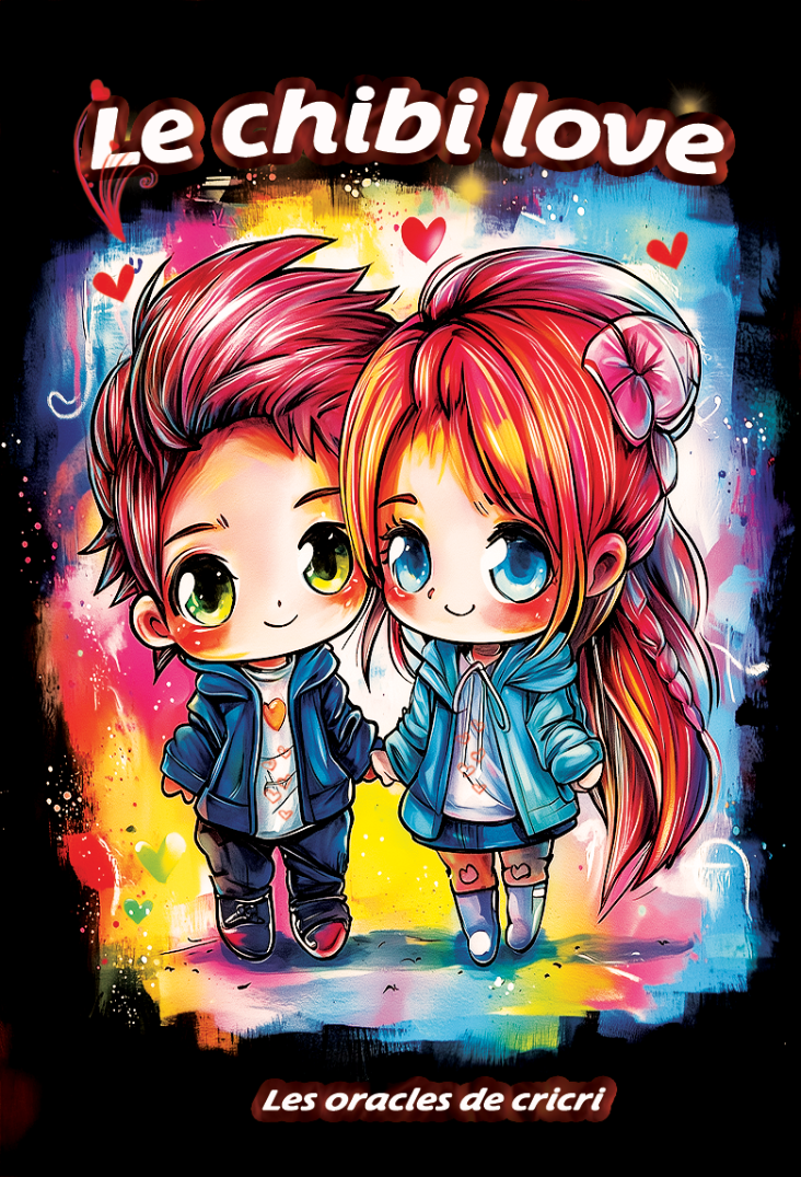 oracle chibi love graffit cartes divinatoires amour illustré et intuitif
