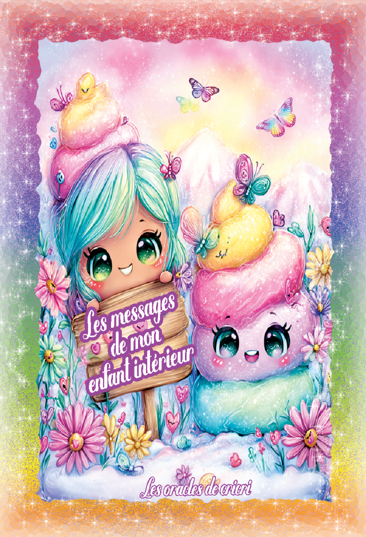 Les Messages de mon Enfant Intérieur – Oracle de Guérison (52 cartes) oracle divinatoire cartes oracle guidance spirituelle amour avenir développement personnel oracle débutant