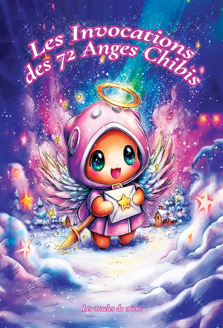 oracle des 72 anges chibis cartes d’invocation angéliques guidance intuitive