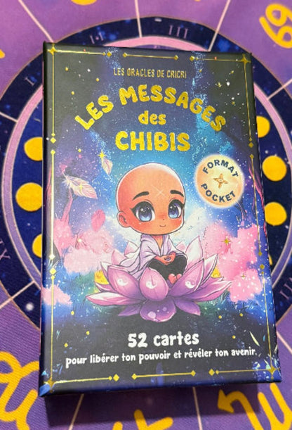 oracle pocket les messages des chibis 52 cartes format compact intuitif