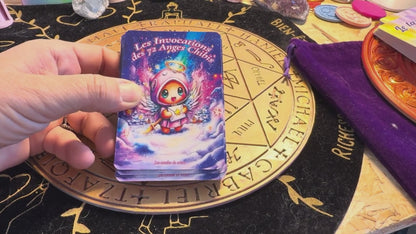 Oracle des 72 Anges Chibis – Cartes d’Invocation Angéliques (72 cartes)