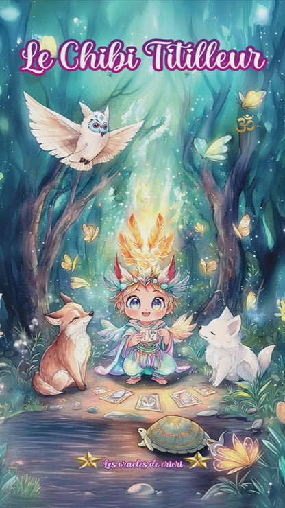 Le Chibi Titilleur – Oracle Divinatoire Intuitif & Réflexif (52 cartes)